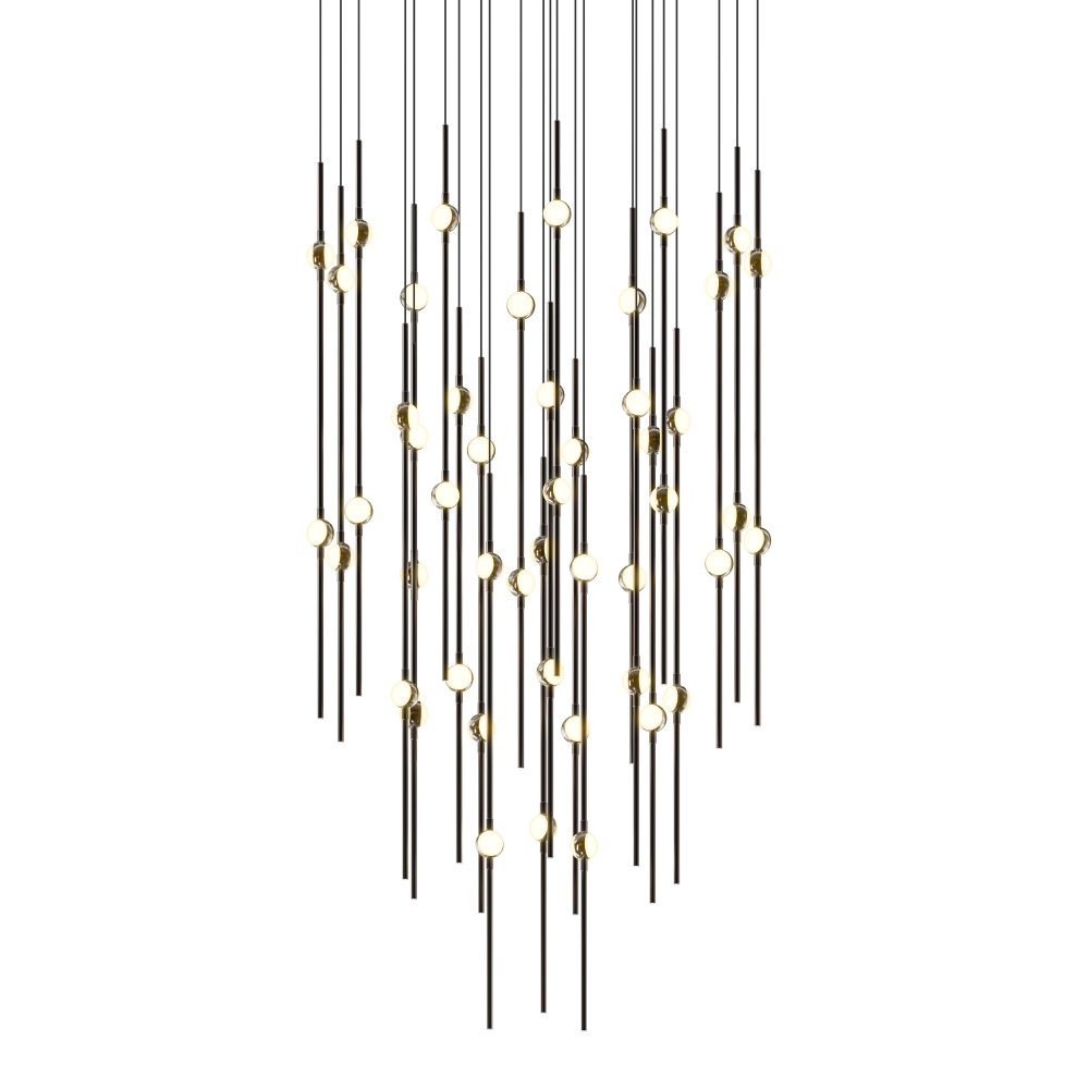 Aries 25&#34; Round LED Pendant (2700K) w/20&#39; Cords