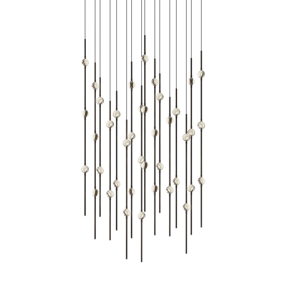 Aries 24&#34; Square LED Pendant (2700K) w/20&#39; Cords