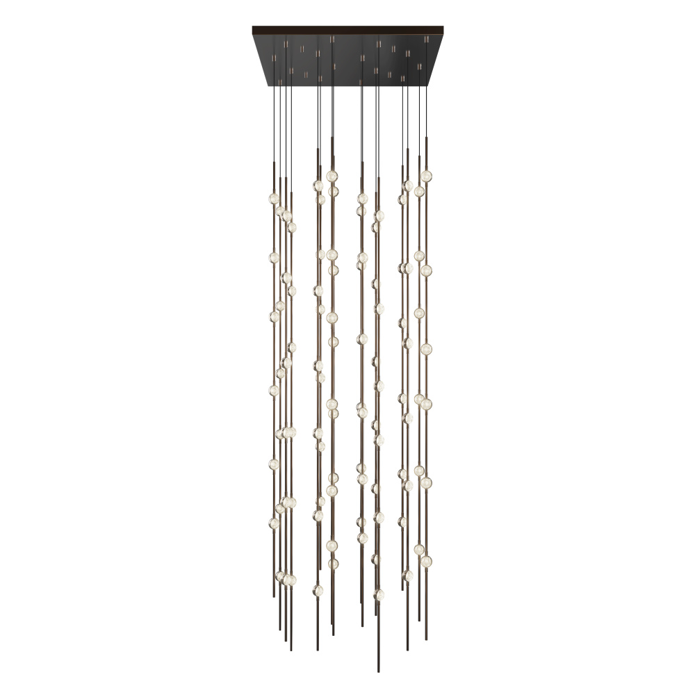 Andromeda 24&#34; Square LED Pendant (2700K) w/20&#39; Cords