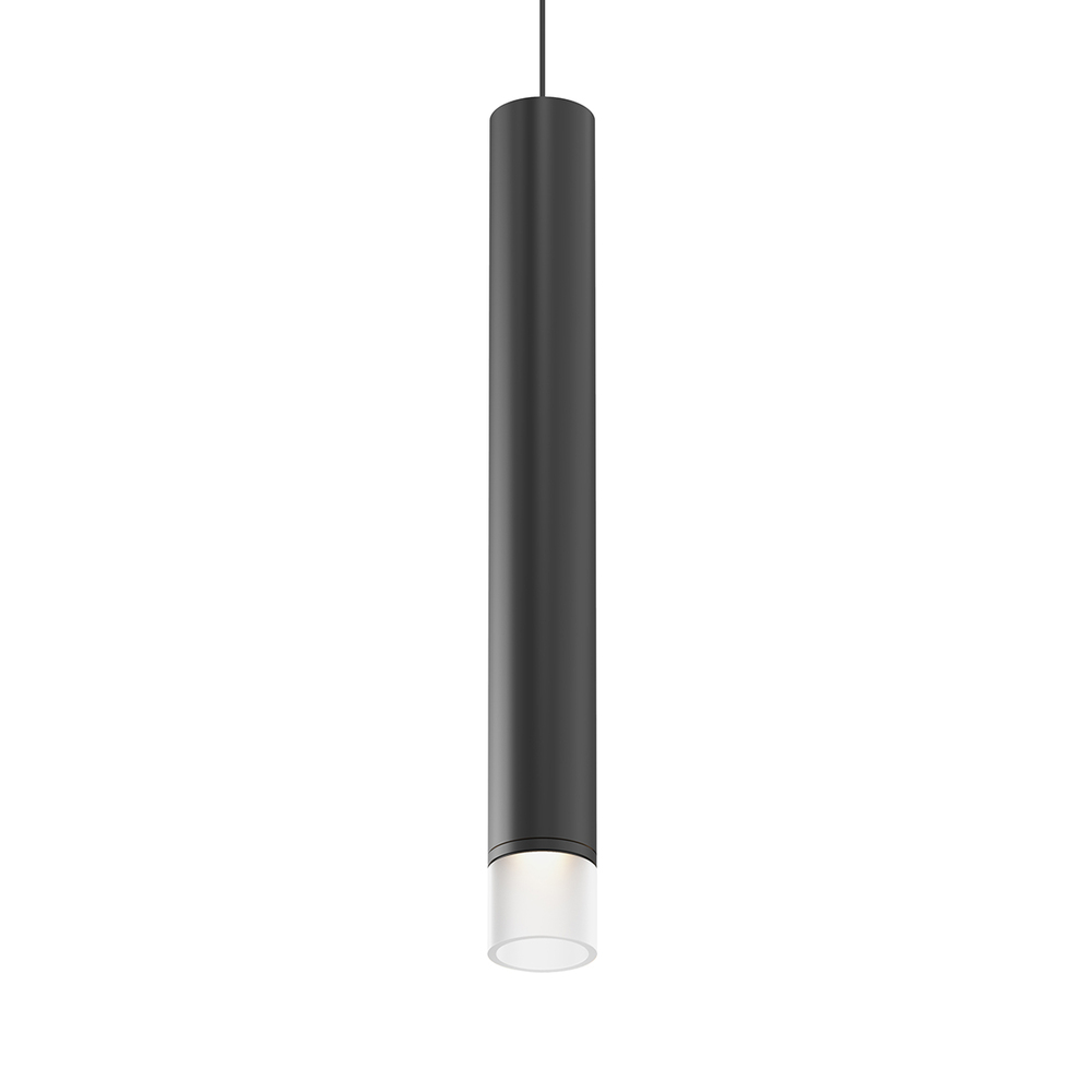 2&#34; Tall LED Pendant w/Etched Glass Trim and 25° Narrow Flood Lens