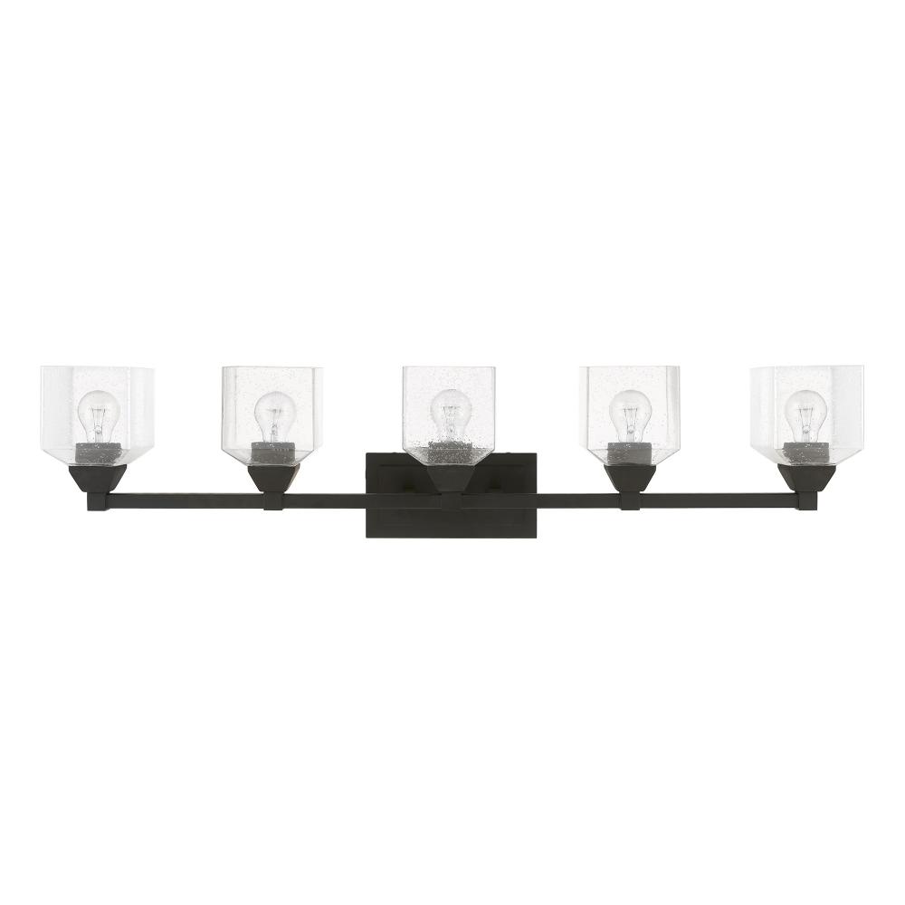 5 Light Black Vanity Sconce
