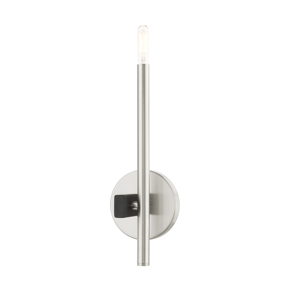 1 Lt Brushed Nickel ADA Single Sconce