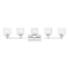 Livex Lighting 10385-05 - 5 Light Polished Chrome Vanity Sconce