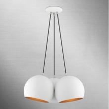 Livex Lighting 43393-03 - 3 Light White Globe Pendant