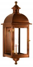 The Coppersmith AR29G - The CopperSmith Biltmore Collection Arcus 30" Tall Copper Gas Wall Mount Outdoor Light Lantern