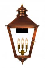 The Coppersmith AS43E - The CopperSmith Adam Street 29" Tall Copper Electric Wall Mount Outdoor Light Lantern Sconce
