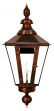 The Coppersmith ES62G - The CopperSmith Eslava Street 32" Tall Copper Gas Wall Mount Outdoor Light Lantern Sconce