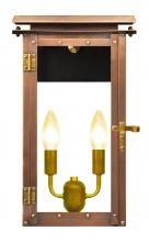The Coppersmith HL15E - The CopperSmith Hyland 15" Tall Copper Electric Wall Mount Outdoor Light Lantern Sconce