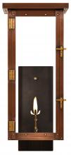 The Coppersmith MO27G - The CopperSmith Moneo 27" Tall Copper Gas Wall Mount Outdoor Light Lantern Sconce