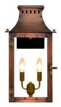 The Coppersmith MS19E - The CopperSmith Market Street 19" Tall Copper Electric Wall Mount Outdoor Light Lantern Sconce
