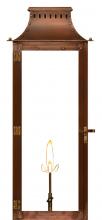 The Coppersmith MS30G - The CopperSmith Market Street 30" Tall Copper Gas Wall Mount Outdoor Light Lantern Sconce