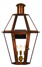 The Coppersmith MV30E - The CopperSmith Mount Vernon 31" Tall Copper Electric Wall Mount Outdoor Light Lantern Sconce