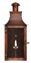 The Coppersmith TE22G - The CopperSmith Terra 23" Tall Copper Gas Wall Mount Outdoor Light Lantern Sconce