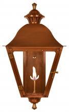 The Coppersmith VB29G - The CopperSmith Biltmore Collection Vestibule 29" Tall Copper Gas Wall Mount Outdoor Light Lante