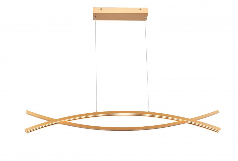 Crossed Frame Pendant