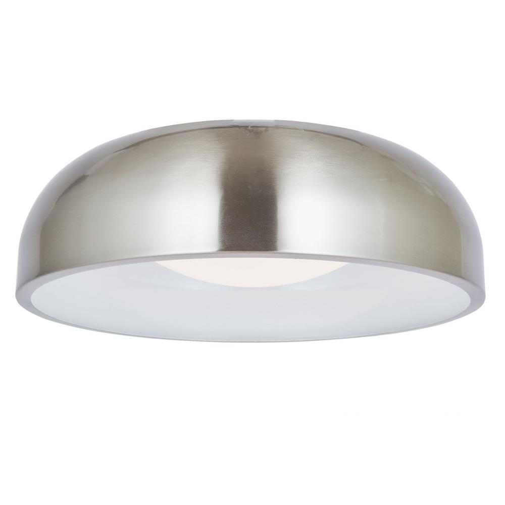 13&#34; 3CCT Inner Curve Flushmount with Opal Glass Diffuser