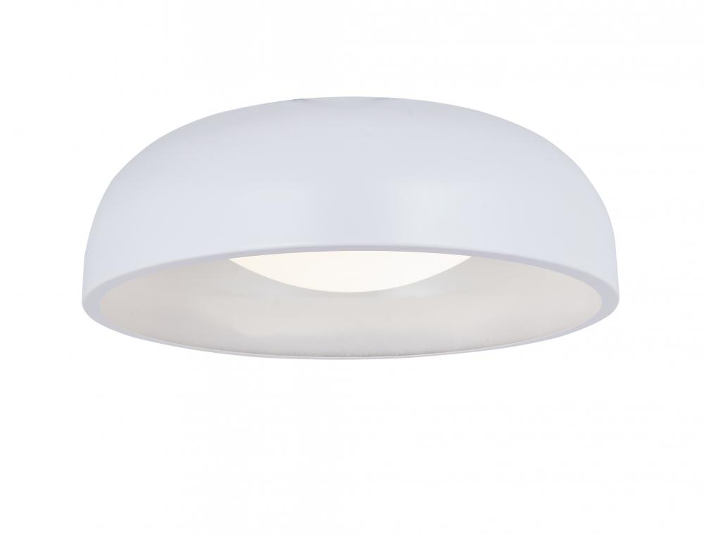 13&#34; 3CCT Inner Curve Flushmount with Opal Glass Diffuser