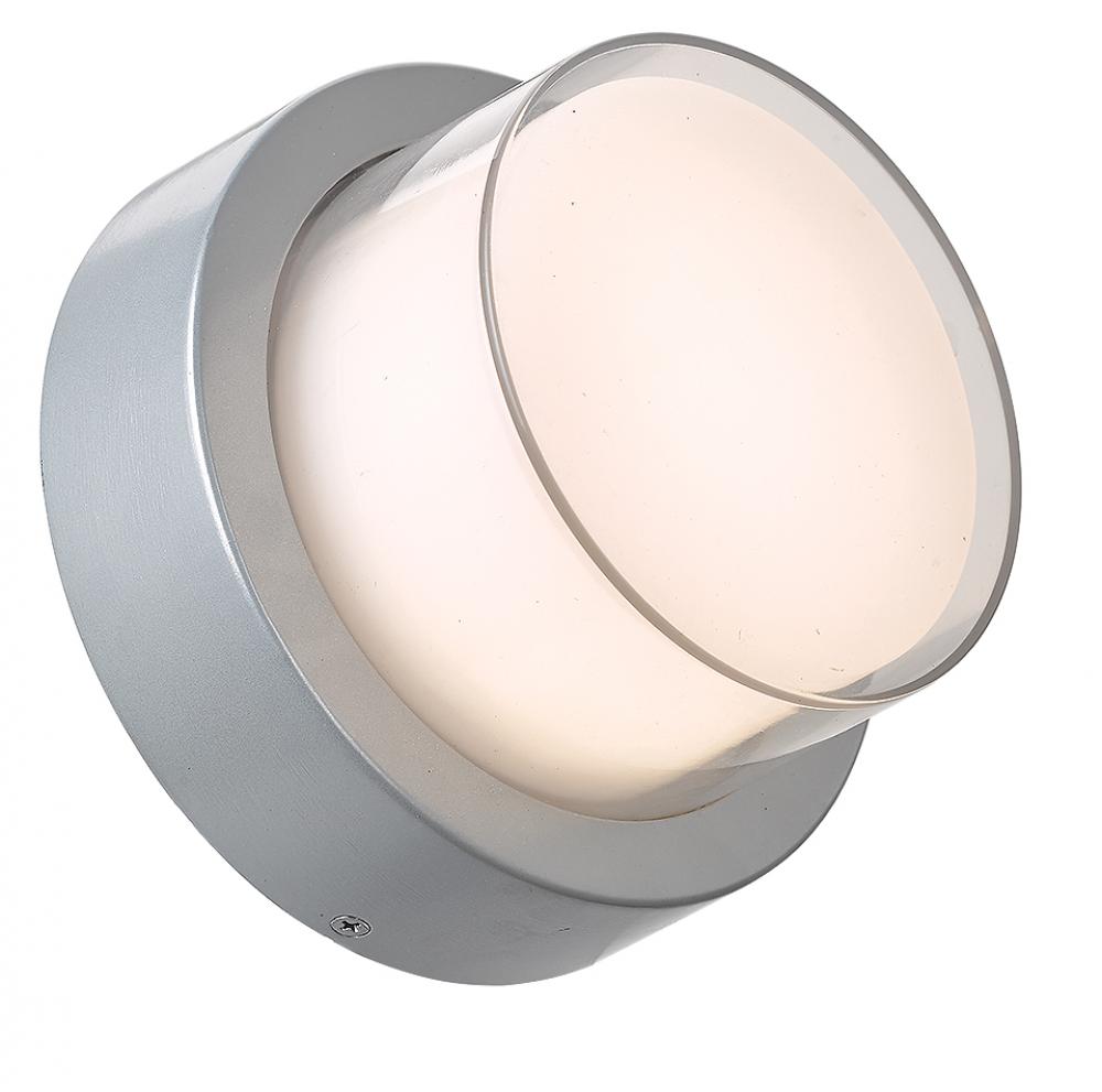 Round Hooded Wet Location Wall Sconce
