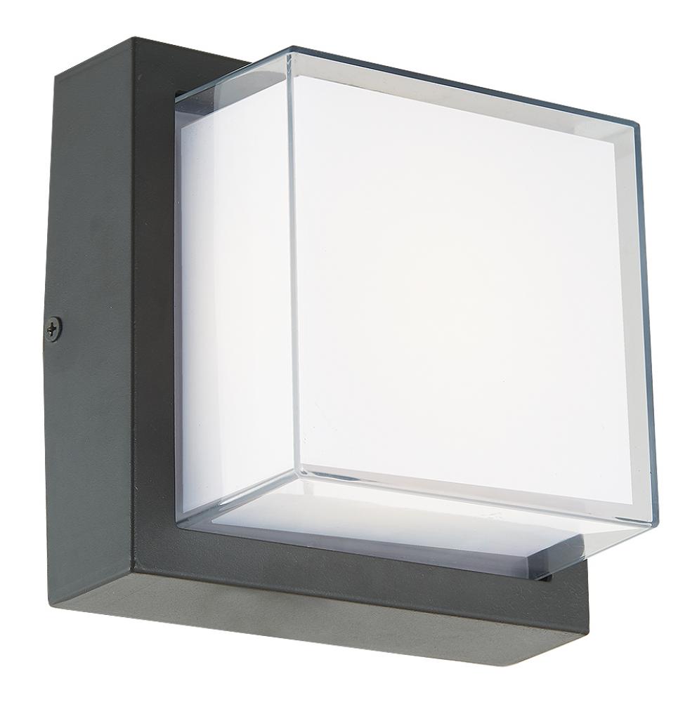 Square Hooded Wet Location Wall Sconce