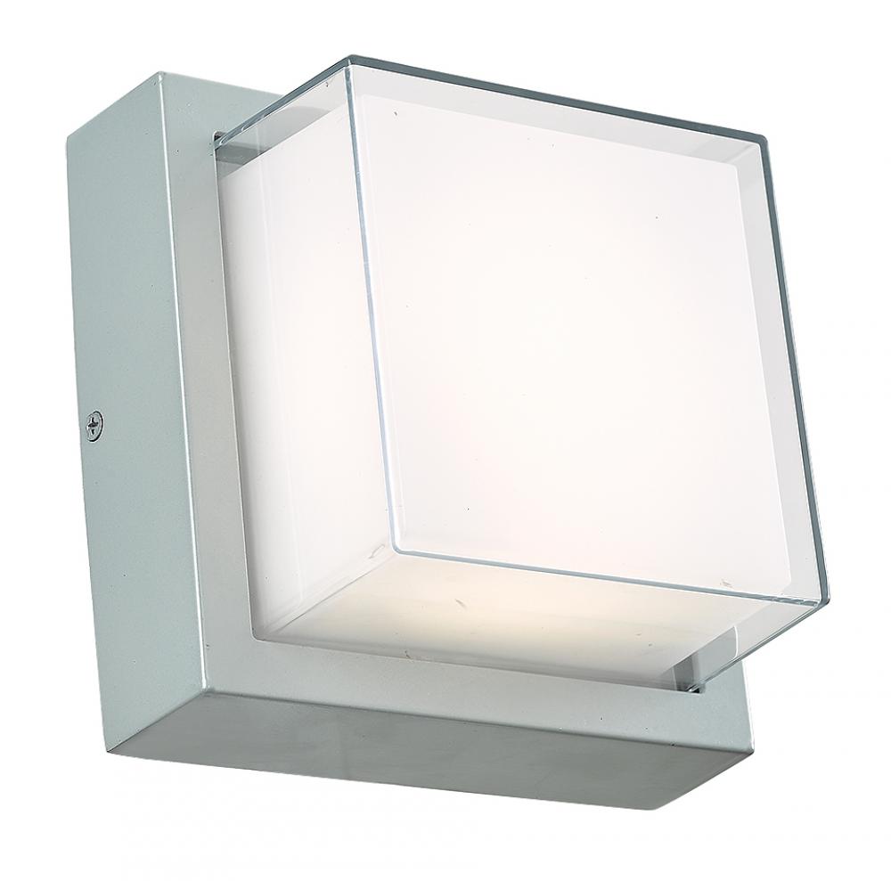 Square Hooded Wet Location Wall Sconce