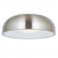 Abra Lighting 30075FM-BN-Lynx - 13" 3CCT Inner Curve Flushmount with Opal Glass Diffuser
