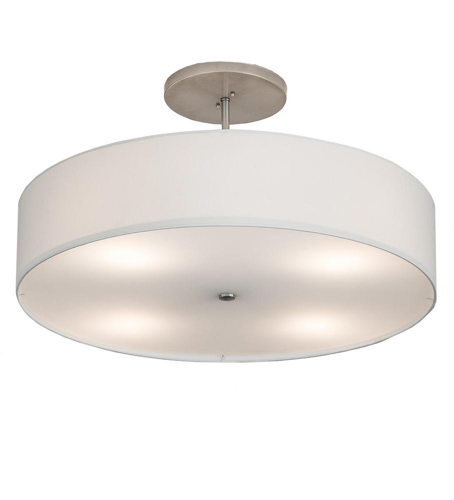 36&#34; Wide Cilindro Textrene Semi-Flushmount