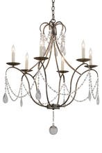 2nd Avenue Designs Blue 182544 - 31"W Kaitlynn 4 LT Chandelier