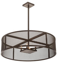2nd Avenue Designs Blue 199482 - 36" Wide Cilindro Rame Pendant