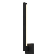 Alteck, LLC AW0041-3CCT-W-BK - Lana LED Wall Sconce H24