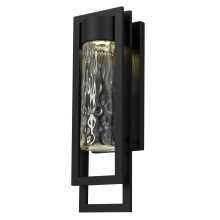 Alteck, LLC AW0051-3CCT-W-BK - 2 Step LED Wall Sconce H19