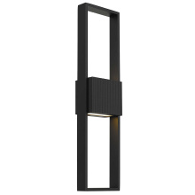Alteck, LLC AW0057-3CCT-W-BK - Miami LED Wall Sconce H24