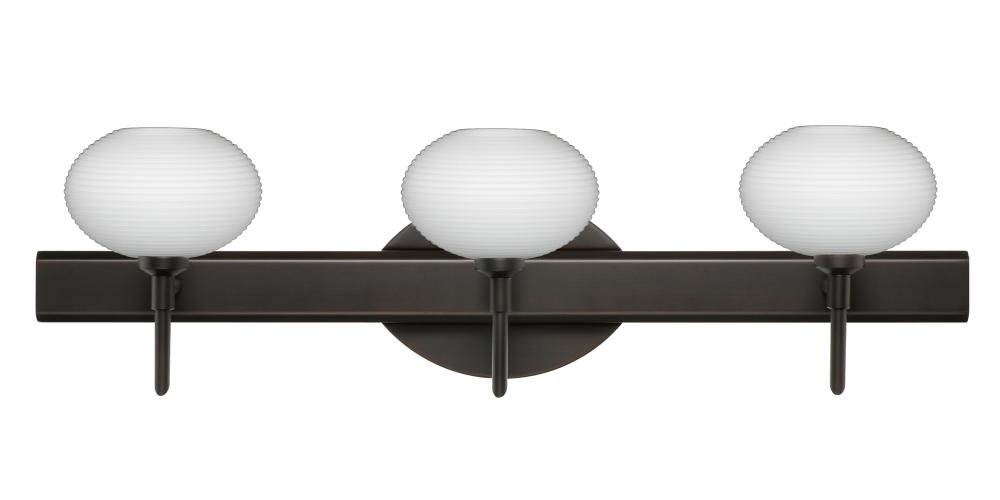 Besa Wall Lasso Bronze Opal Matte 3x5W LED