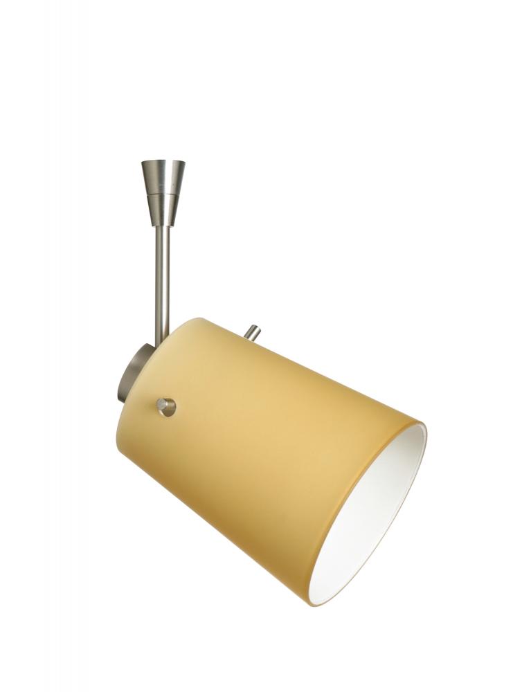 Besa Spotlight With 6&#34; Stem Tammi 3 Satin Nickel Vanilla Matte 1x50W Halogen Mr16