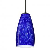 Besa Lighting B-150986-LED-BK - Besa Chrissy Pendant For Multiport Canopy Black Blue Cloud 1x9W LED