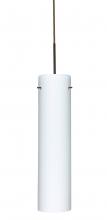 Besa Lighting J-722407-BR - Besa Pendant For Multiport Canopy Stilo 16 Bronze Opal Matte 1x100W Medium Base