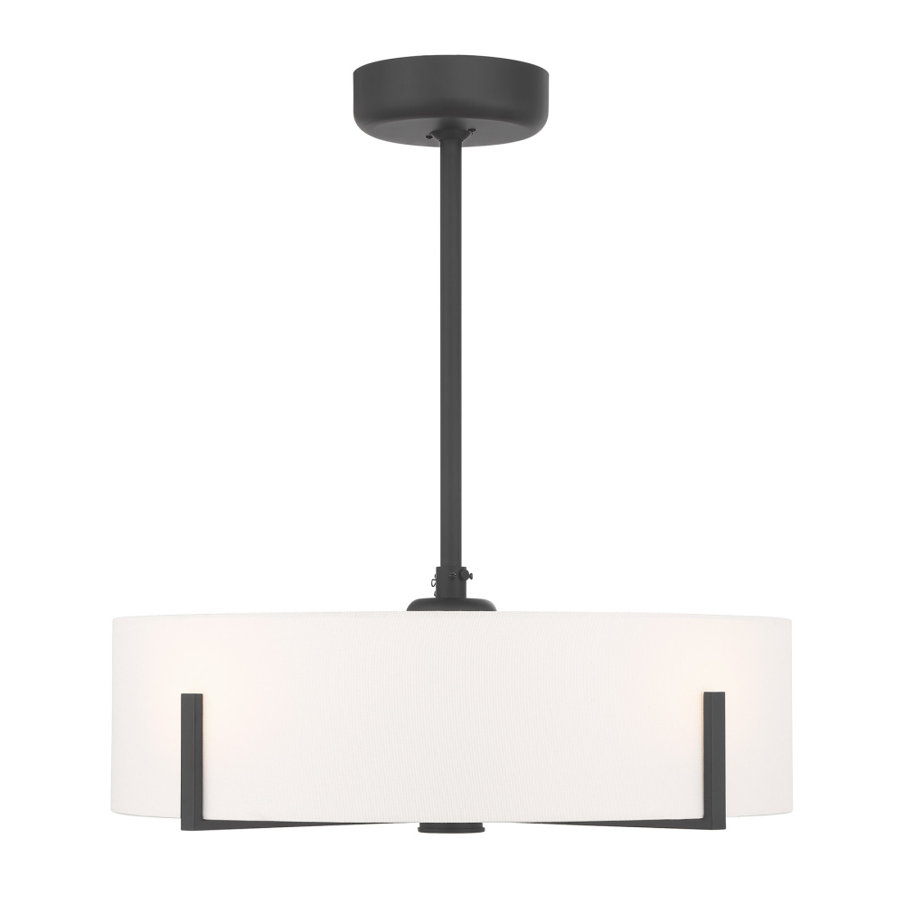 Mansell 4-Light Fan D&#39;Lier in Matte Black