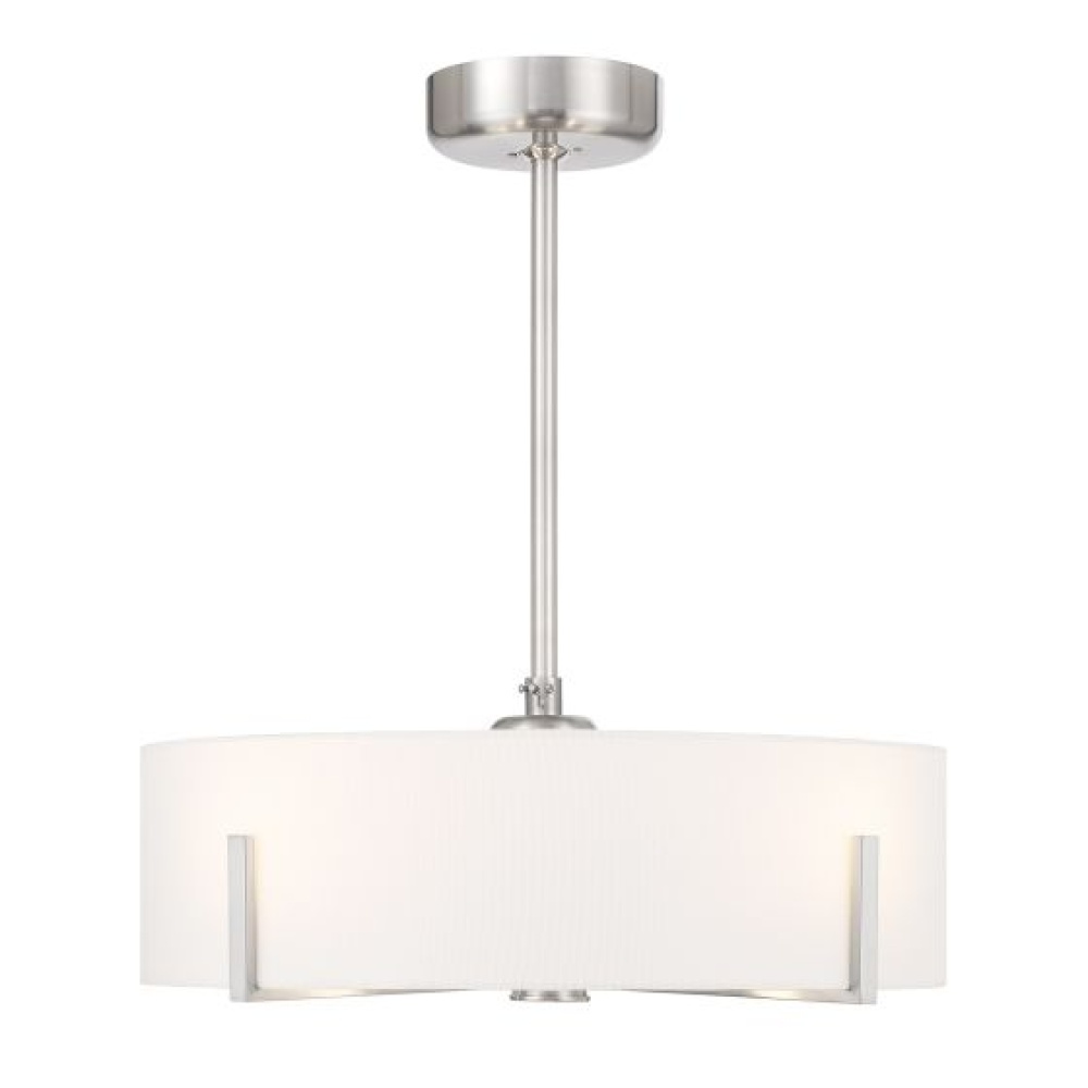 Mansell 4-Light Fan D&#39;Lier in Satin Nickel