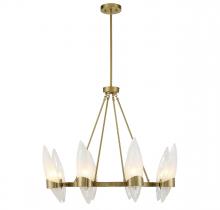 Savoy House 1-5502-8-322 - Nouvel 8-Light Chandelier in Warm Brass