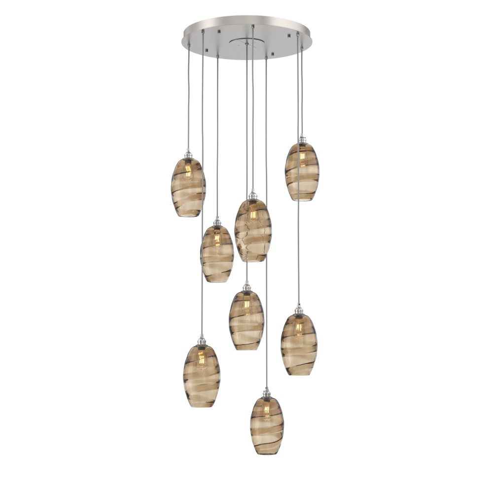 Ellisse Round 8pc Multi-Pendant