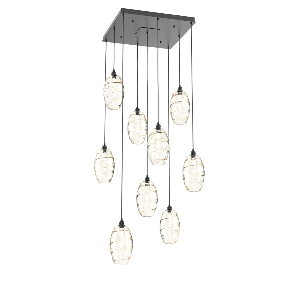 Ellisse Square 9pc Multi-Pendant