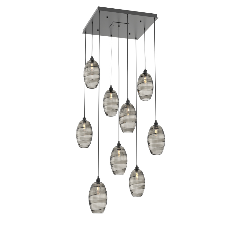 Ellisse Square 9pc Multi-Pendant