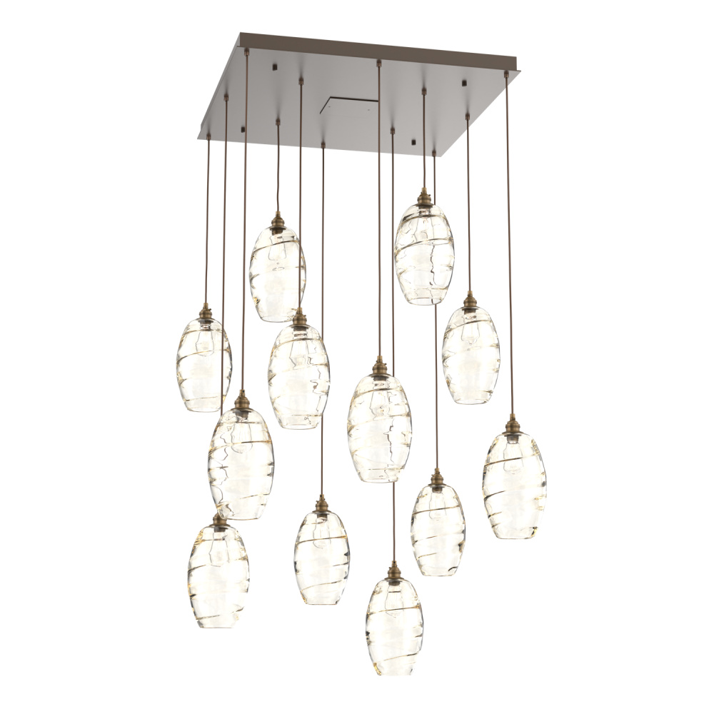 Ellisse Square 12pc Multi-Pendant