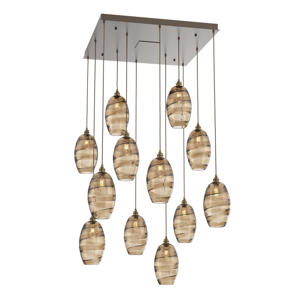 Ellisse Square 12pc Multi-Pendant