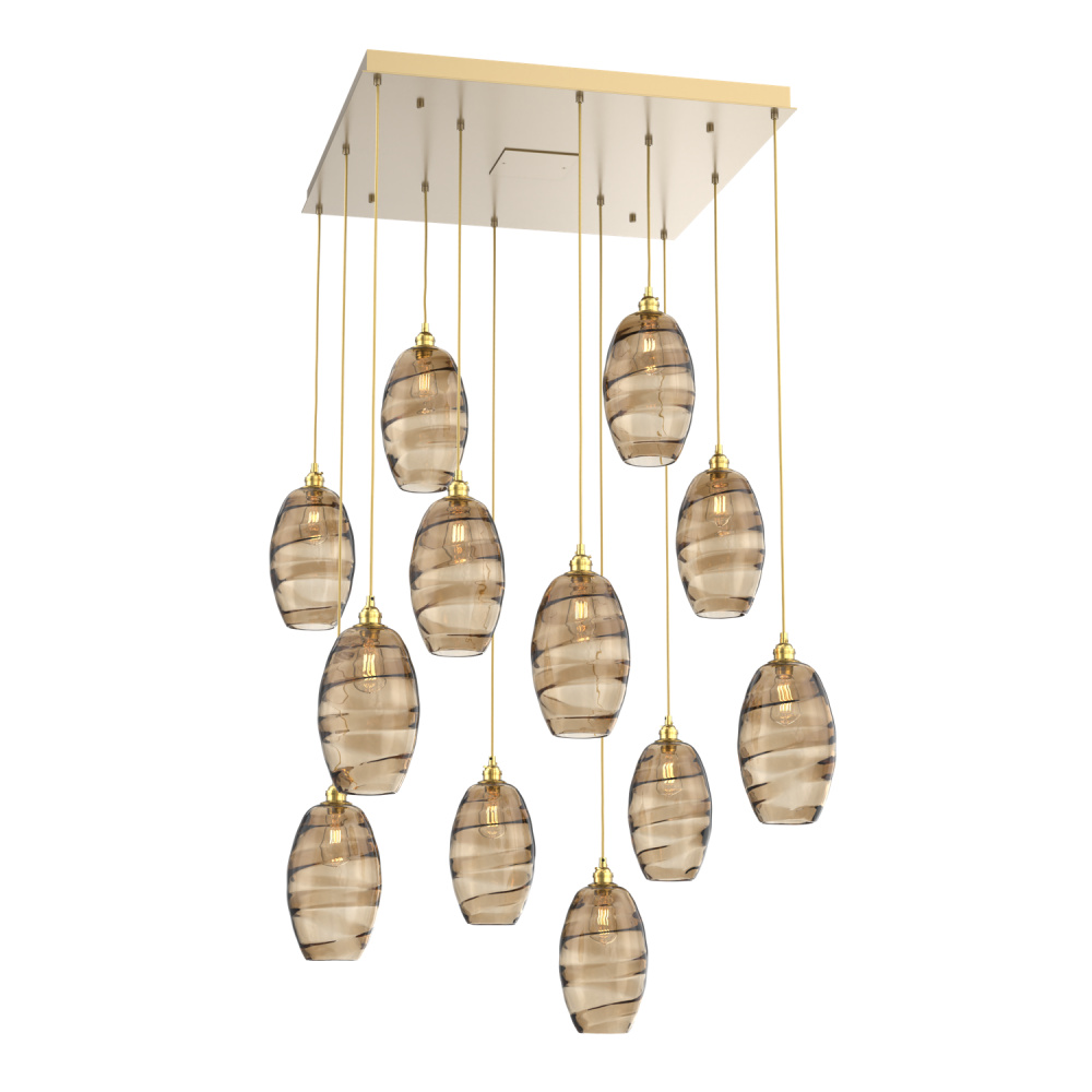 Ellisse Square 12pc Multi-Pendant