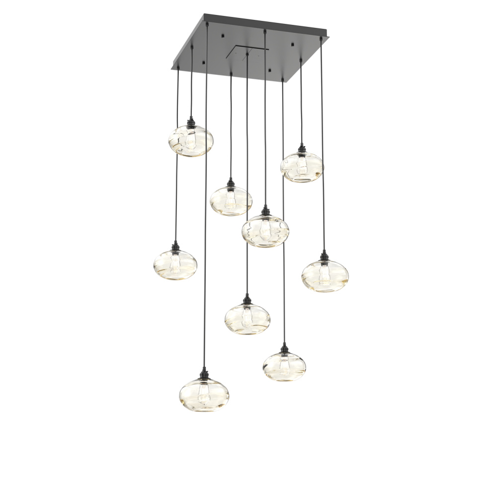Coppa Square 9pc Multi-Pendant
