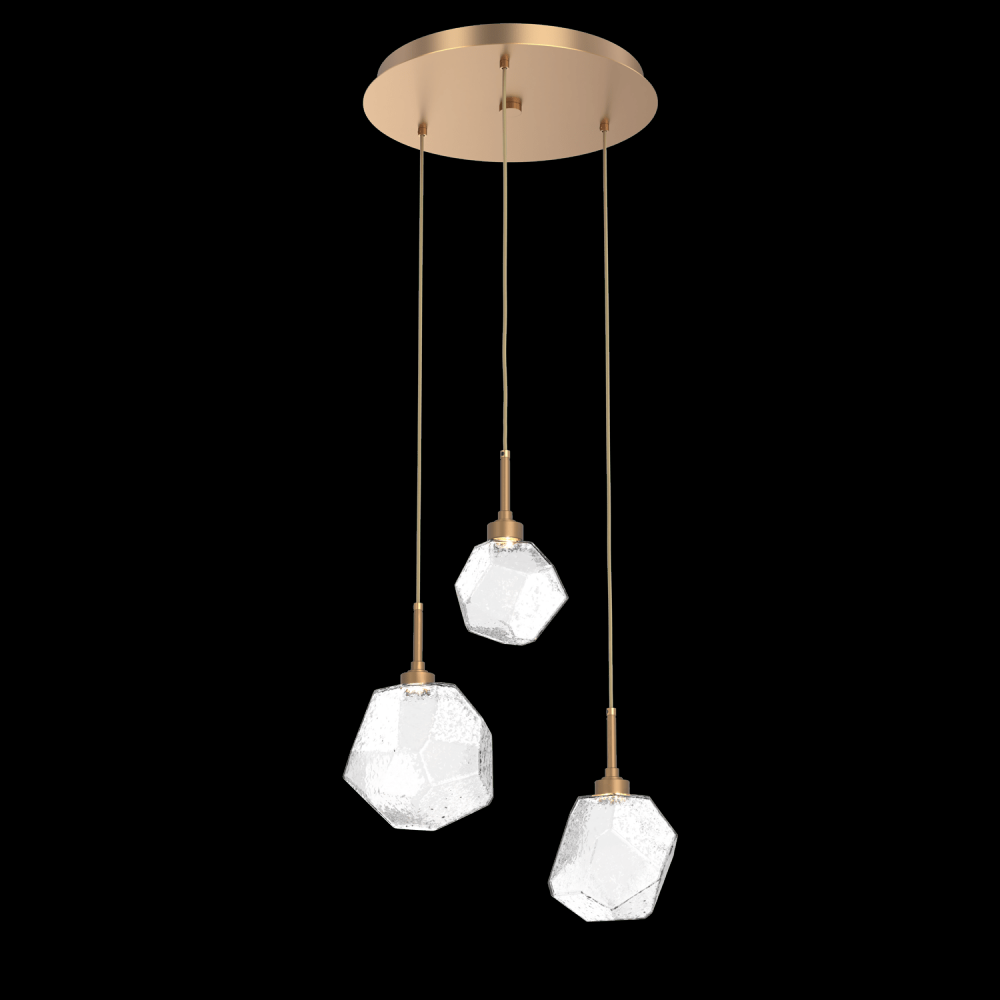 Gem Round 3pc Multi-Pendant