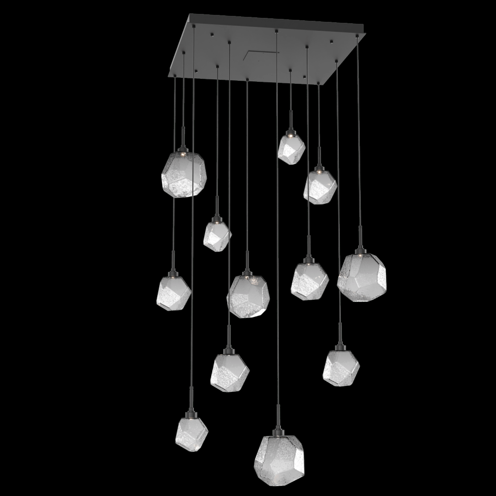 Gem Square 12pc Multi-Pendant