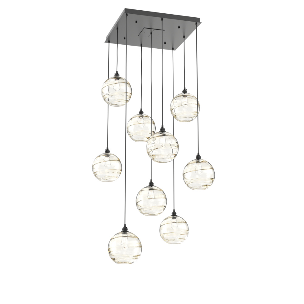 Terra Square 9pc Multi-Pendant