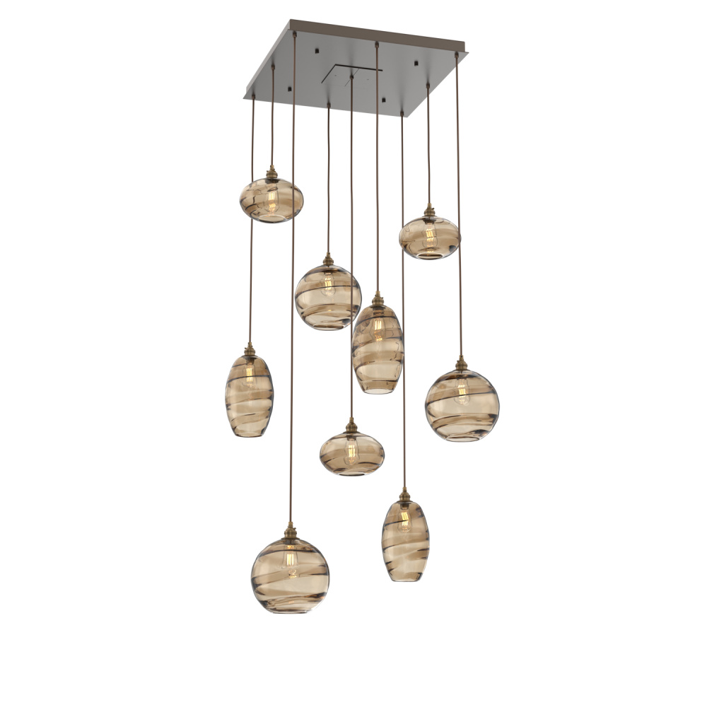 Misto Square 9pc Multi-Pendant