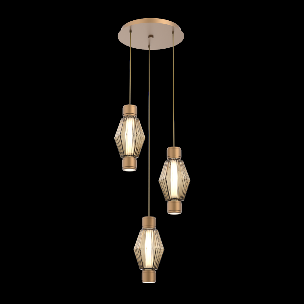 Mandrel Round 3pc Multi-Pendant - Aalto